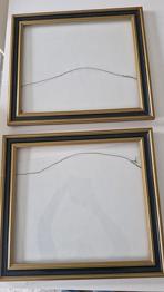 Gamle billed rammer 50cm x 44cm