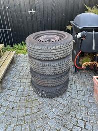 4 x Gislaved sommerdæk på stålfælg