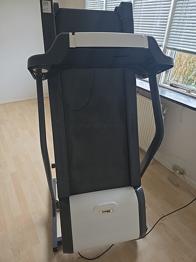 Løbebånd sammenklappeligt sort/hvid