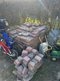 Røde herregårds betonsten til udendørs brug