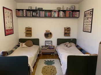 Vintage senge - malet grønne