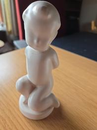 Soholm keramikfigur hvid