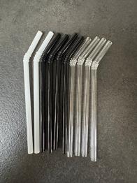 Gratis Sugerør af glas