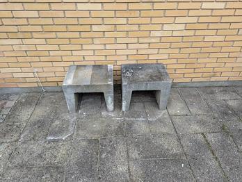 Beton taburet 10 stks - GRATIS
