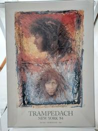 Trampedach kunstplakat med portrætter