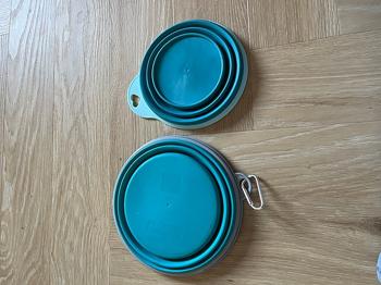 Foldbare skåle til hund + 3 hundeskåle