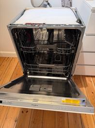 Whirlpool integreret opvaskemaskine