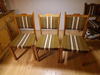 Spisebordsstole - seks styk