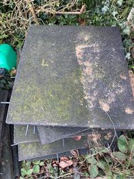 Faldunderlagsflise kvadratiske sorte til udendørs brug