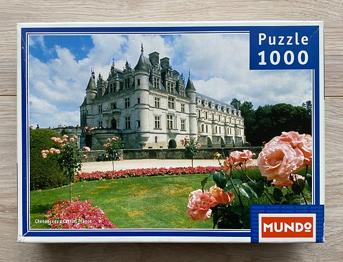 Chenonceaux Castle France 1000 brikker, puslespil (Se 20% rabatten)