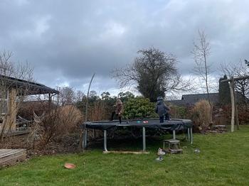 Stor trampolin 4,6 meter