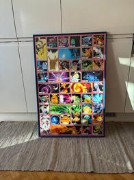 Pokémon plakat i ramme