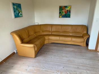 Håndlavet finsk hjørnesofa