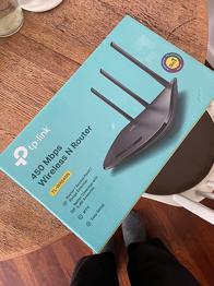 TP-Link TL-WR940N router 450 Mbps trådløs N sort