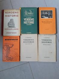 Samling historiebøger – Nordens og Verdens historie