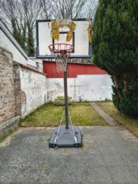 Basketstander med hjul og justerbar højde