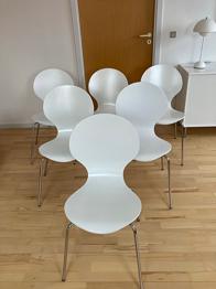 6 stk. stole sælges samlet