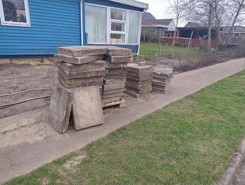 Betonfliser grå til belægning