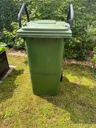 Kliko affaldscontainer grøn med hjul