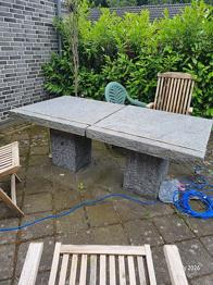 Haveborde i  natursten / granit stenborde