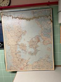 Halwag Danmark vægkort