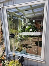 Vindue Velfac alu/træ.