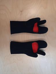 Vinter våddragts handsker