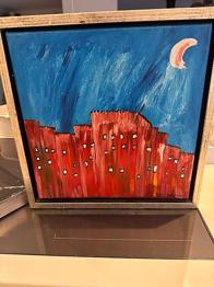 Florence McLean Malerier Røde og Gule Skyer 2008