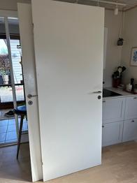 Swedoor indvendig dør hvid