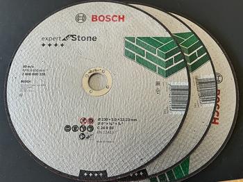 Bosch vinkelsliber skiver sten 230 mm