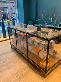 Glasskænk til produkter mm