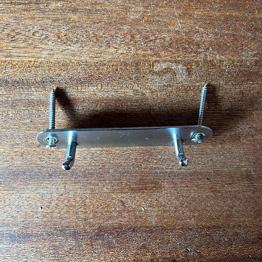 Dobbelt krog til håndklæder og viskestykker o.l.