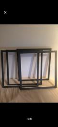 For booster energi? Billedrammer 55x55cm, 4stk, ramme