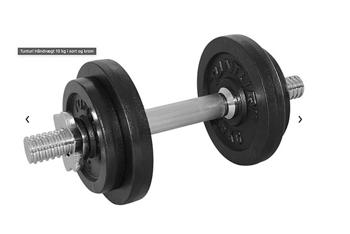 Duke Fitness håndvægtsæt 15 kg, justerbart