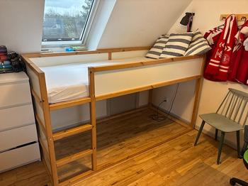 IKEA køjeseng træ/ hvid