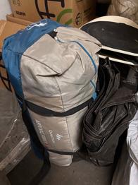 Quechua Arpenaz 4.1 Telt 4-personers blå og grå