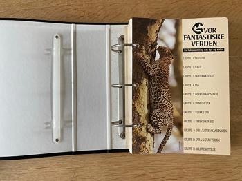 Vores Fantastiske Verden samlerbind ringbind med dyreartikler