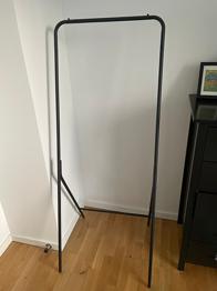 IKEA tøjstativ sort metal
