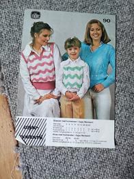 strikkemønster til bluse og veste