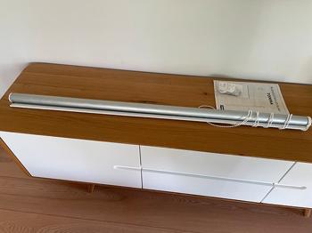 Rullegardin (120 x 180) til mørklægning, hvid