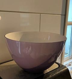 Holmegaard skål lilla