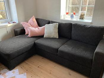 Sovesofa med chaiselong