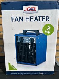 JOEL ventilatorvarmer 2 kW blå