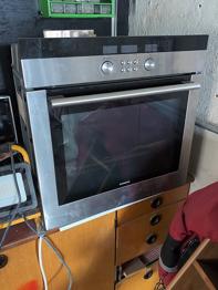Siemens indbygningsovn rustfrit stål