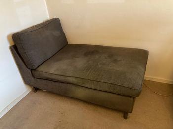 Grå Chaiselong i stof