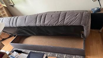 Sovesofa med opbevaringsmulighed til sengetøj