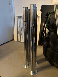 Ikea højde justerbar ben med et hvidt bord