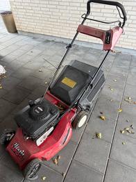 Texas plæneklipper benzin rød