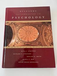 Hilgard’s Introduction to psychology