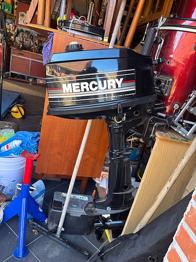 Mercury 4 hk påhængsmotor benzin sort (byd)